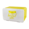 thumbnail image 1 of Caja de almacenamiento de hierro Socinas para el hogar 13.98x8.46x8.46 "Organizador de maquillaje multipropósito para la mesa de la mesita de noche Amarillo, 1 of 9