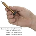 thumbnail image 4 of CRKT Hex Bit Driver Tool Accessory: Brass Handle, 9911-2, 4 of 4