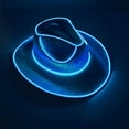 thumbnail image 3 of LED Cowboy Hat with Color Changing Lights | Battery Powered Party Hat | Multiple Lighting Modes | Unisex Festival & Cosplay Accessory | Large Brim Design, 3 of 3