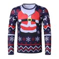 thumbnail image 1 of 2023 Winter New Men's Digital Printing Long Sleeve Santa Claus 3d Long Sleeve Printing, 1 of 5