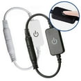 thumbnail image 4 of 2Pcs Led Strip Touch Dimmer Inline Dimmer Switch With 5.5 *2.1 Mm Dc 12V-24V 2A White, 4 of 4