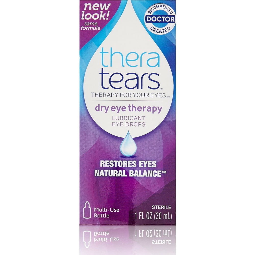 TheraTears Lubricant Eye Drops 1 oz (Pack of 2) - Walmart.com - Walmart.com