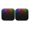 thumbnail image 7 of Balery Colorful Sparkling Sun Shield 2 Pack For Car Front Windows Foldable Sun Visor Protector Blocks Max Uv Rays And Keeps Your Vehicle Cool For Most Sedans Suv Truck, 7 of 7