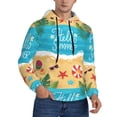 thumbnail image 2 of Salouo Hello Summer1 Pattern Men's Fall Hoodie Sweatshirt,Sport Hoodie with Pockets for Men Pullover Casual Hooded Sweatshirt-Medium, 2 of 7