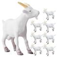 thumbnail image 2 of Miangastore 8pcs Goat Models Farmhouse Animal Models Cartoon Goat Figurines Micro Landscape Goat Sculptures, 2 of 8