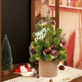 thumbnail image 3 of Mini Christmas Tree, Desk Decorations,Christmas Decorations for Office Table, Bathroom, Bedroom, 3 of 5
