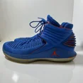 thumbnail image 1 of Ni - ke Air Jordan 32 Mid Russell Westbrook Why Not OKC Mens Sneakers AA1253-400 Size 13, 1 of 5