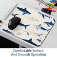 thumbnail image 6 of PhooArto Comfortable Mouse Pad Retro Shark Pattern Desktop Mousepad , 21 x 25 cm Mouse Mat, Non-Slip Rubber Base, Improves Speed and Precision, 6 of 7