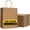 Brown, variant on Brown Paper Bags with Handles Bulk 100Pcs 8x4.5x10.8 Inch Gift Bags Bulk, Brown Kraft Paper Bags for Retail, Party, Shopping, Favor