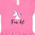 thumbnail image 3 of Inktastic 4th Birthday Cute Unicorn Girls Toddler Dress, 3 of 4