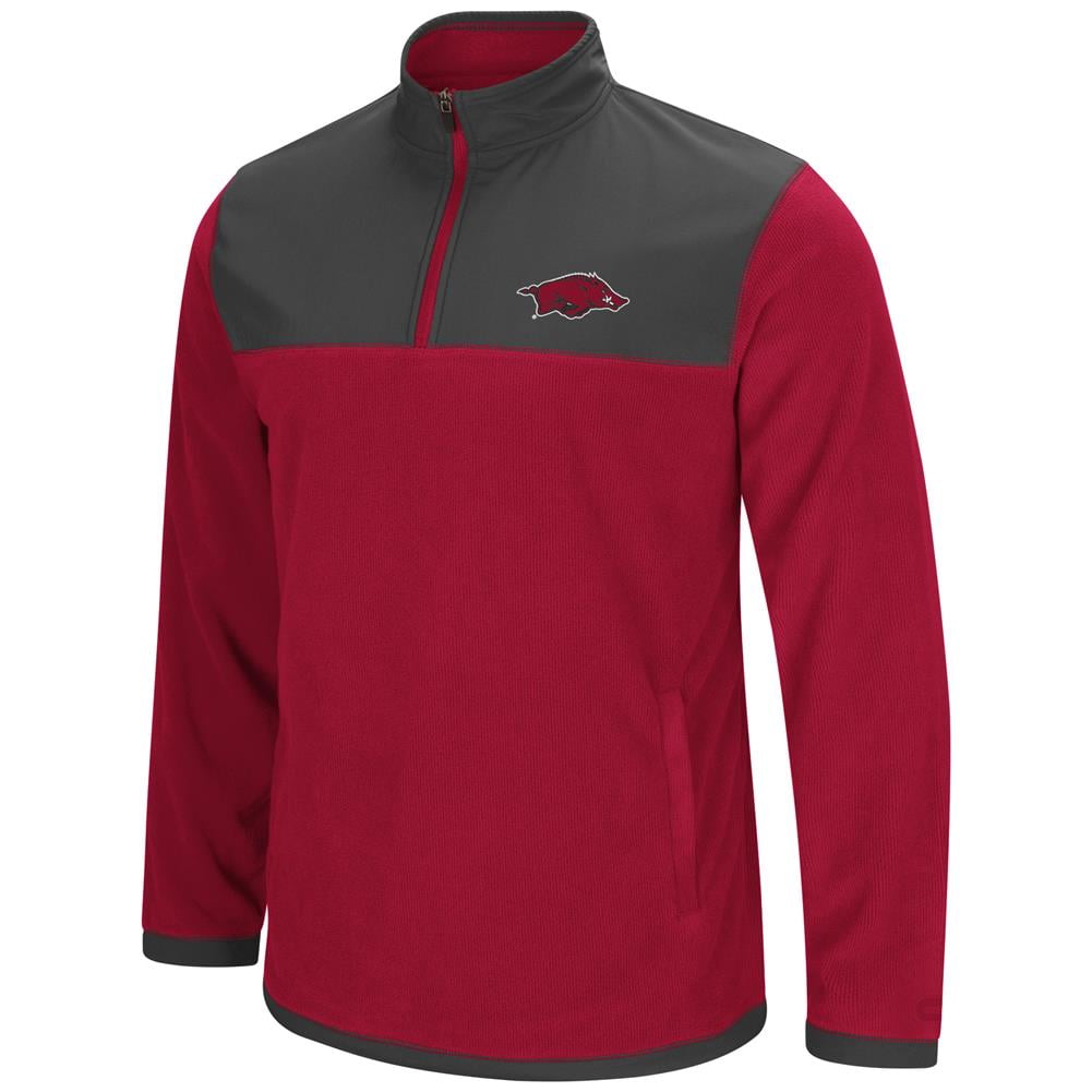 Arkansas Razorback Men's Full Zip Fleece Jacket by Colosseum