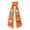 A005- E, variant on Wreath Sash for Front Door Halloween Printed Decorative Fabric for Home Porch Hanging Holiday Season Accent for Indoor and Outdoor Halloween Party Use