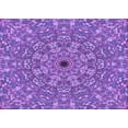 thumbnail image 1 of Ahgly Company Indoor Rectangle Patterned Heliotrope Purple Area Rugs, 2' x 5', 1 of 6