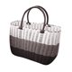 thumbnail image 3 of GOOHOCHY Bolsa de playa de paja de plástico, bolsa de compras, bolsa de mano para compras, cesta de picnic, bolsa de playa, bolso de mano, cesta tejida para fiesta, bolsa de playa para mujer,, 3 of 8