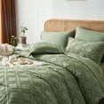thumbnail image 5 of Davulos King Size Comforter Set Sage Green, 7 Pieces Bed in a Bag with Comforter Sheets Pillowcases & Shams ,Lightweight King Bedding Sets, 5 of 7