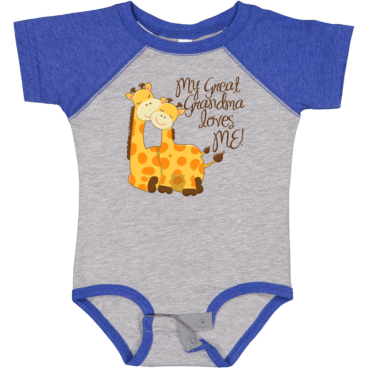 Inktastic My Great Grandma Loves Me Boys or Girls Baby Bodysuit