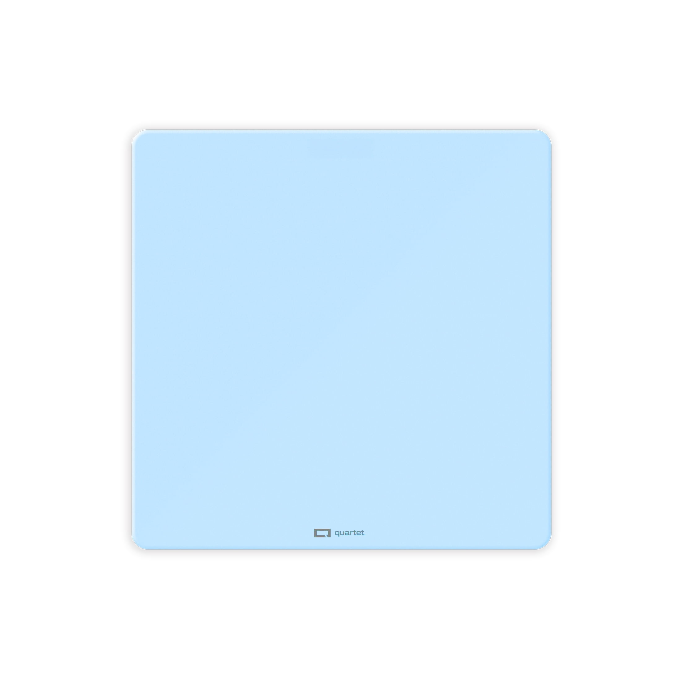 Quartet Tableau En Étain Effaçable À Sec 12 X 12, Bleu