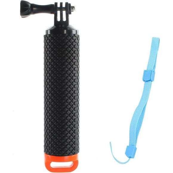 Floating Handle Tripod Stick Waterproof Foam Grip Selfie Stick Orange