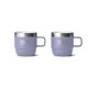 thumbnail image 1 of Taza apilable Yeti Rambler de 6 onzas, taza de café/expreso con aislamiento al vacío de acero inoxidable, paquete de 2, color lila cósmica, 1 of 8
