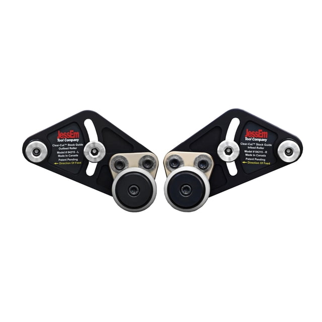 Guías para Madera JessEm 04215 con Sistema de Sujeción Doble de Rodillos