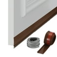 thumbnail image 1 of Uxcell 1 Pcs Barrido de Puerta Inferior, tira de draft adhesiva de 39 x 2 pulgadas de silicona, marrón, 1 of 7