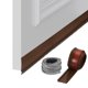 thumbnail image 1 of Uxcell 1 Pcs Barrido de Puerta Inferior, tira de draft adhesiva de 39 x 2 pulgadas de silicona, marrón, 1 of 7