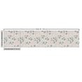 thumbnail image 3 of Floral Fabric by the Yard, Spring Time Flowers and Plantation Blooming Garden Art Drawn by Hand, Decorative Upholstery Fabric for Chairs & Home Accents, Pale Grey Pale Teal by Ambesonne, 3 of 5