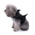 thumbnail image 6 of Pet Halloween Bat Wings Dog Costume Party Dress Funny Cool Puppy Apparel Cosplay Hole Fixing Prop Traction Rope with, 6 of 8