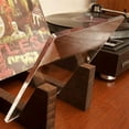thumbnail image 5 of Vinyl Record Storage Holder Large Capacity Acrylic Ends Display Stand Wooden LP Vinyl Album Desktop Rack, 5 of 8
