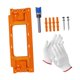 thumbnail image 3 of Kit de instalación de bisagras Carpenter Professional Eficiente Mortajadora de bisagras de puerta Naranja, 3 of 9