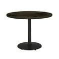 thumbnail image 2 of KFI Studios Urban Loft 3.5' Round Dining Table, Barnwood, Black Base, 2 of 3