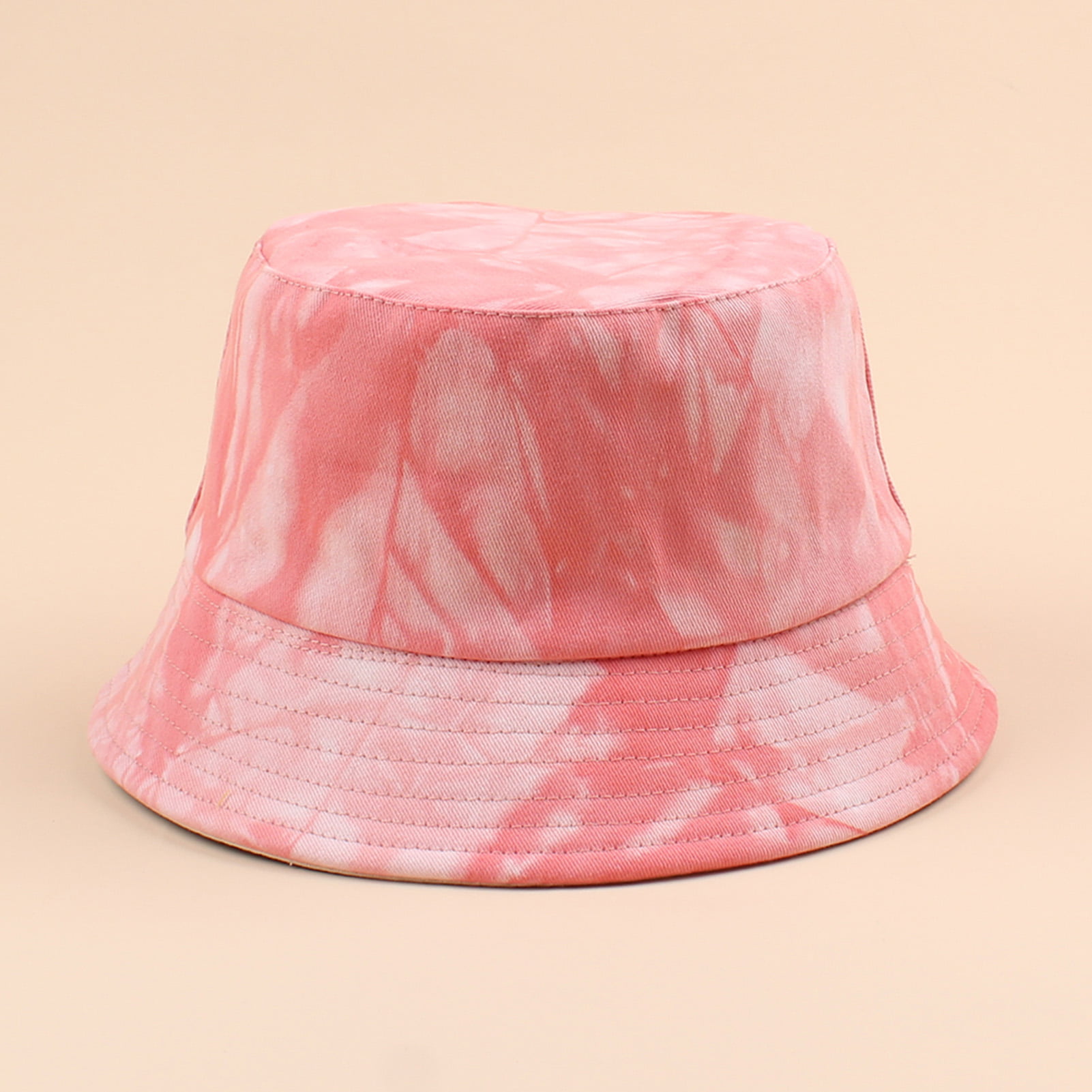 Sun Hat Summer Bucket Hat Tie Dye Reversible Bucket Hat Beach Vacation Hat