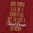 thumbnail image 2 of Trivial Pursuit T-Shirt Know It All Unisex Graphic Tee For Men & Women, 2 of 7