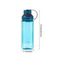 thumbnail image 3 of Meitianfacai 1-Pack Large Capacity Water Bottle 32oz, Leakproof Sports Bottle with One-Press Lid for Hiking/Gym/Outdoor, Lightweight Tritan Plastic (10.43x3.15in)​（Blue）, 3 of 6