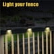 thumbnail image 4 of Ounissouiy 8 Uds. De luces solares LED para valla, luces de cubierta, resistente al agua, luz Led Solar para escalera, lámparas de paso de pared para Iluminación y accesorios No.04, 4 of 8