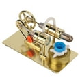 thumbnail image 1 of Stirling Engine Motor Model, Exquisite Beautiful Fine Polishing Stirling Engine Model Kit  For Class Presentation For Science Projects, 1 of 8