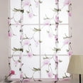 thumbnail image 3 of Roman Curtain Voile - Tie Up Silk Ribbon Shade - Window Valance Drape for 1 80x100cm, 3 of 8
