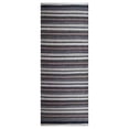 thumbnail image 2 of Rugsotic Carpets Eco-Friendly Woven Hand Woven Kilim Flat Weave Charcoal White Contemporary Area Rug, 3'x13' Runner, Antimicrobial, 2 of 5