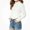 White, variant on WAVSUF Kids Girls Knitted Sweater, Soft Comfort Ruffle Mock Neck Long Sleeve Winter Base Casual Undershirts Pink 7-8