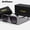 Black Silvery, variant on Drivision Unisex Retro Sunglasses Polarized Lenses for a Vintage-Chic Look Square Frame Sunglasses UV400