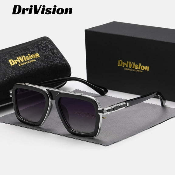 Drivision Unisex Luxurious Stylish Sunglasses with Polarized Lenses UV400
