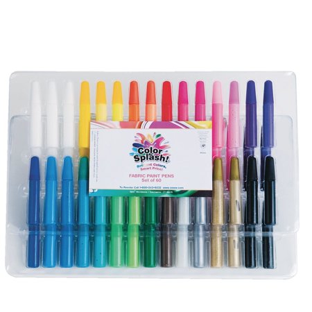 UPC: 0840614116830 | Color Splash!® Fabric Paint Pen Assortment (Pack of 60)