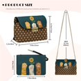 thumbnail image 7 of Pzuqiu Polka Dots Crossbody Bags Leather Women Soft Versatile Lightness Quilted Leather Crossbody Bags for Women with Chain Strap Fashion for Daily Use and Travel, 7 of 7
