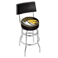 thumbnail image 3 of Xavier 25 Inch L7C4 Chrome Double Ring With Back Bar Stool, 3 of 7
