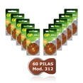 thumbnail image 1 of 60 Pilas Auditiva GP BATTERIES Mod 312 Zinc Aire 1.45v, 1 of 6