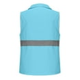 thumbnail image 5 of DIOAZUD Women Hi-Vis Reflective Safety Vest Plus Size Reflective Striped Night Fishing Vest Breathable Lightweight Vests, 5 of 5