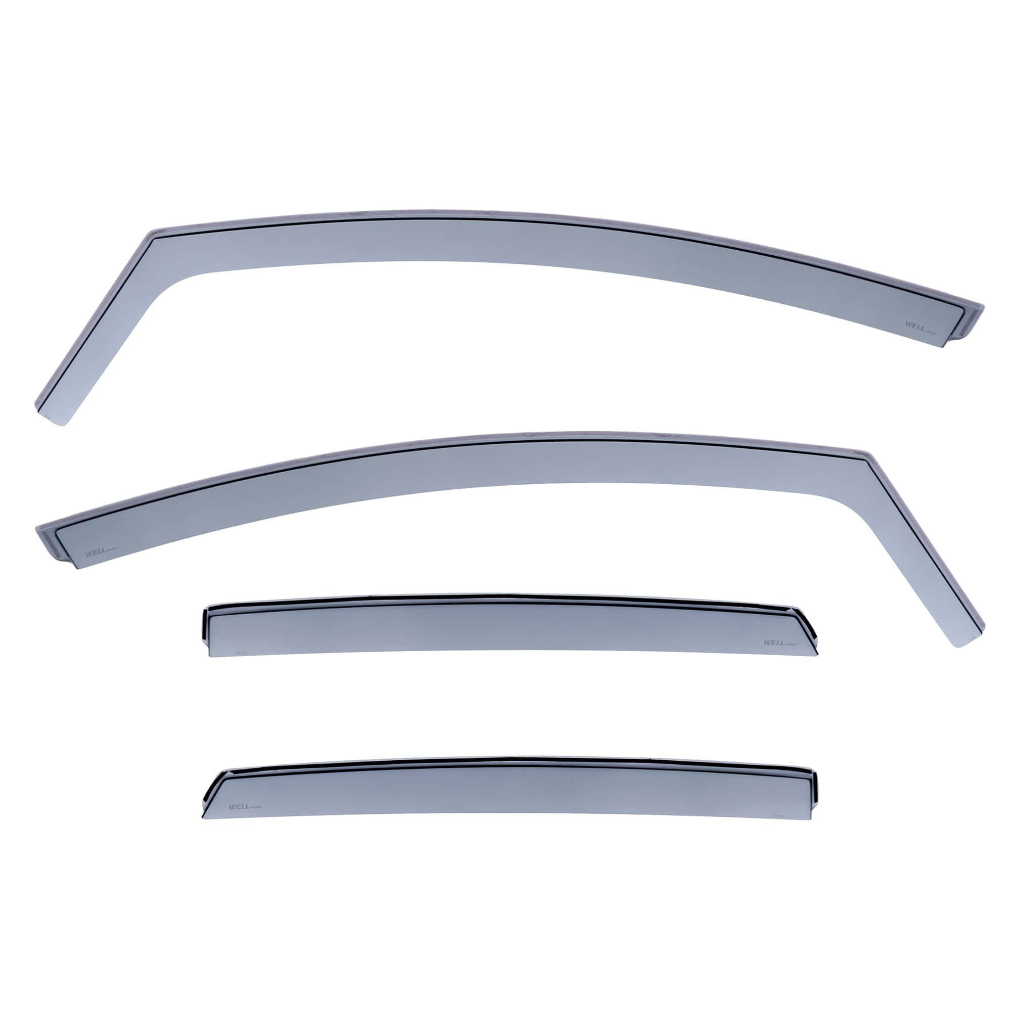 Wellvisors InChannel Window Visors Wind Deflector Front and Rear for