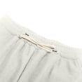 thumbnail image 4 of Dmsael Boys Corduroy Casual Pants Fashion Loose Fit Wide Leg Pants Straight Sweatpants Elastic Waist Drawstring (White,11-12 Years), 4 of 6