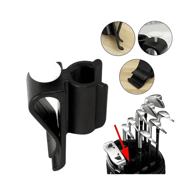 14PCS Golf Putter Holder Golf Bag Clip Fixed Golf Clubs Buckle Ball Training Aids Swing Trainer Sports Game Accessories