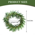 thumbnail image 3 of Cqxid Fixing Clip Under $5 12 PCS Christmas Napkin Rings Mini Artificial Needles Wreath Napkin Holder Christmas Candle Rings Holiday Napkin Holder For Banquet Table Decorations, 3 of 9